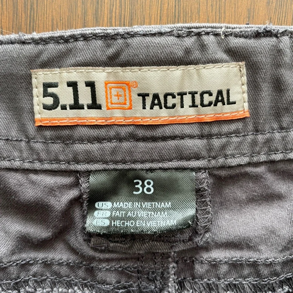 5.11 Tactical Cargo Shorts Mens 38 Grey Cotton Multi-Pocket Outdoor Utility